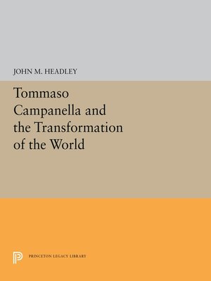 cover image of Tommaso Campanella and the Transformation of the World